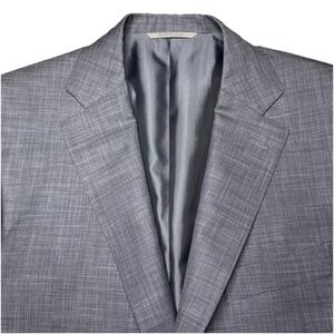 Canali 1934 Exclusive Blazer Sport Coat 40R 2B2V Wool Silk Gray EUC